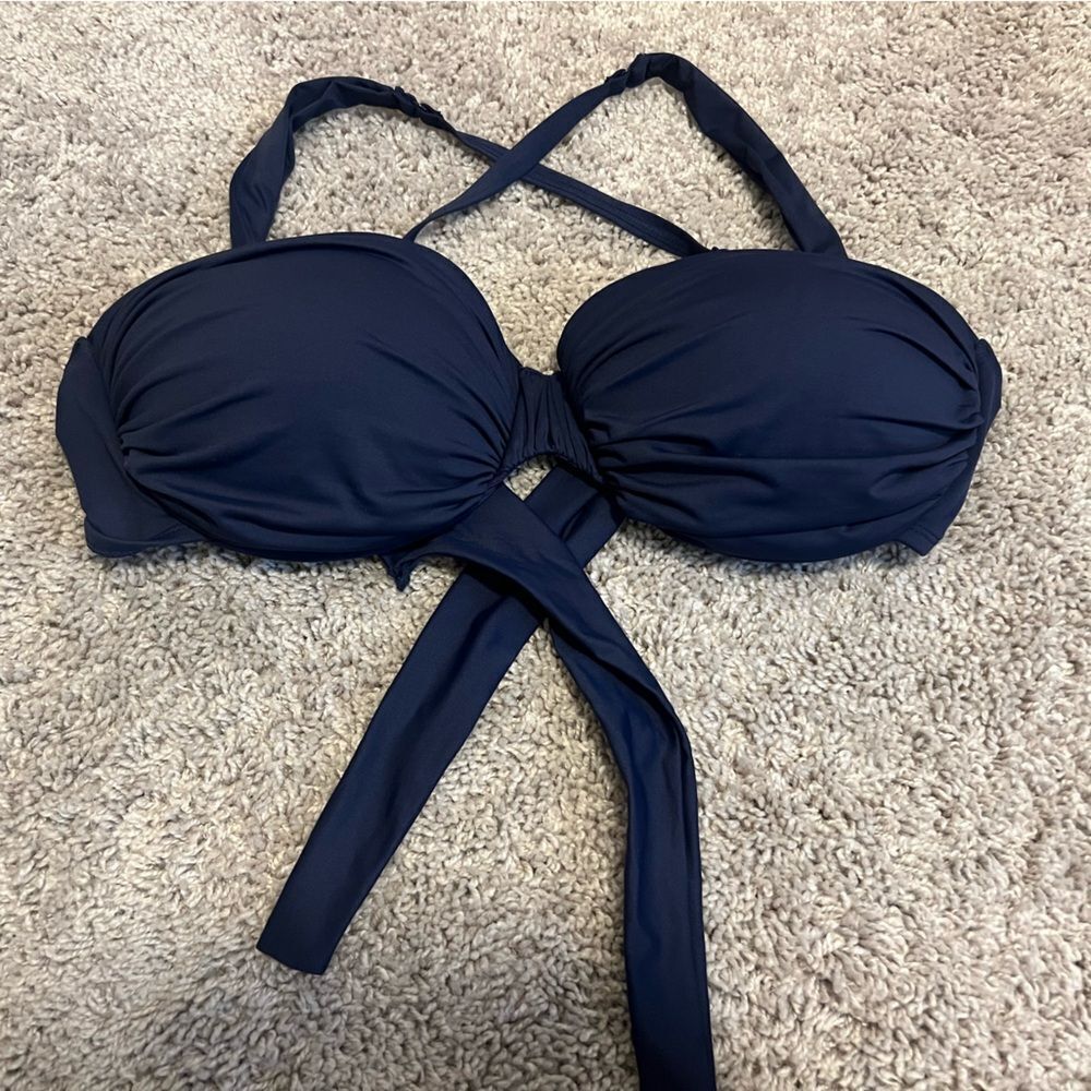 Coco Reef Navy Blue Bikini Top